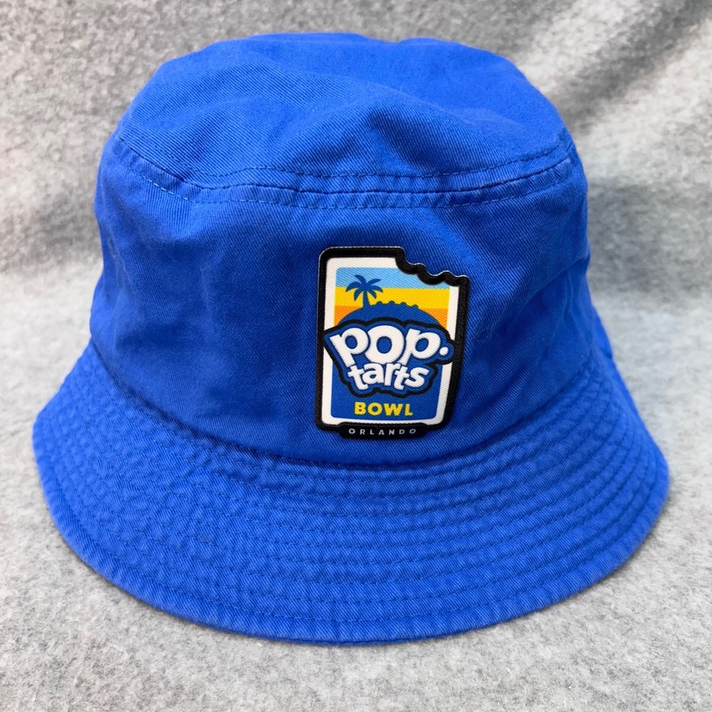 Pop-Tarts Bowl Orlando Unisex Blue‎ Logo Bucket Hat Cotton Twill Size L